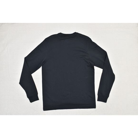 NEW Nike Men's Regular Size M Just Do It Long Sleeve Black Tee Long Sleeve - Picture 6 of 8